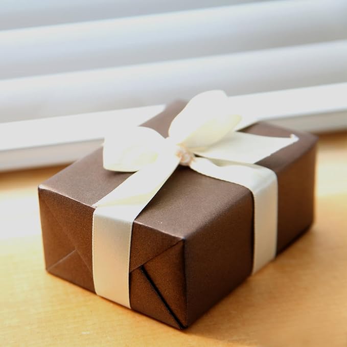 Vanhench 36" x 2400" (200') Coffee Brown Wrapping Paper Kraft Paper, Chocolate Brown Solid Color Art Kraft Craft Paper for Flower Bouquet, Birthday Fathers Day