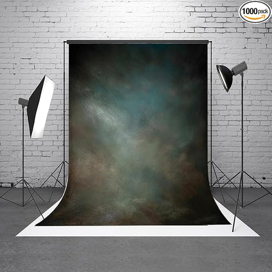 3x5ftAqua Backdrops Portrait Backdrops for Photography Mottled Photo Background