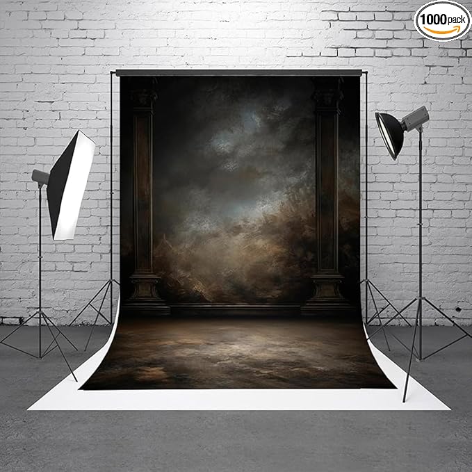 8x10ftDark Vintage Photography Backdrops Portrait Photo Backdrop Wedding Bridal Show Birthday Background for Studio Props