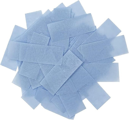 Ultimate Confetti, Baby Blue Biodegradable Confetti - Rectangular Flame-Resistant Tissue Paper Confetti for Cannon and Launcher use – Best for Gender Reveal, Parties, and Concerts - 20 lb, 320 oz