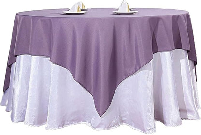 Efavormart 70" Square Linens Violet Amethyst Wholesale Linens Polyester Square Linen Tablecloth for Wedding Banquet Restaurant