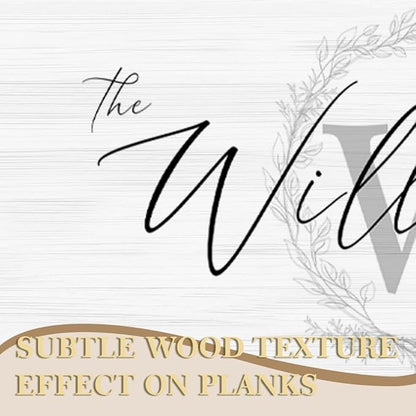 Last Name Signs for Home, Personalized Wall Decor, Monogram Gifts, Framed Wooden Family Name Sign for Home Decor, Custom Wood Signs, Established Signs