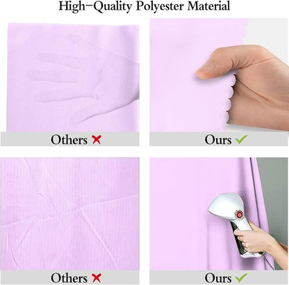 Light Purple Portrait Backdrop 8x10ft Zoom Meeting Photo Studio Shooting Props