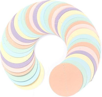 Pastel Rainbow Birthday Party-Decorations Streamers - 52FT Yellow Blue Mint Pink Purple Hanging Paper Garland Banner,Birthday Baby Bridal Shower Bachelorette Engagement Supplies Backdrop Decor Hugtmr