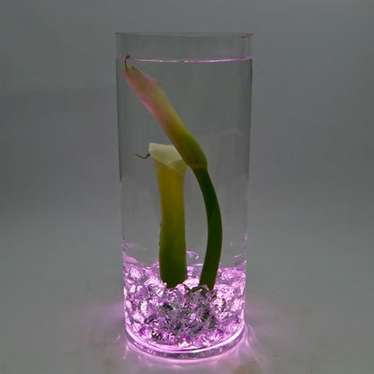 KITOSUN Submersible LED Lights cr2032 Battery Powered Underwater Waterproof LED Tea Light Candles for Events Wedding Centerpieces Vase Floral Xmas Holidays Home Decor Lighting(Pack of 12) (Purple)