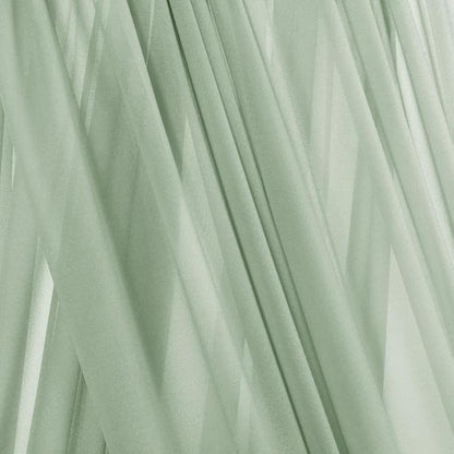 Sage Green Elegant Arch Draping Fabric Outdoor 1 Panel 29" × 20Ft Sheer Chiffon Curtain Drapes for Fall Wedding Ceremony Birthday Party Garden Brunch