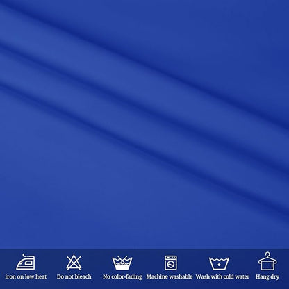 10 Pack Royal Blue Tablecloth 60 x 126 Inch Polyester Table Cloth for 8 Ft Rectangle Tables, Stain and Wrinkle Resistant Washable Table Cover for Kitchen Wedding Banquet Restaurant Party