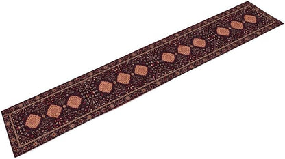 Vintage Boho Aztec Table Runner, Rustic Farmhouse Magical Kitchen Dining Home Party Table Decor 13x72in