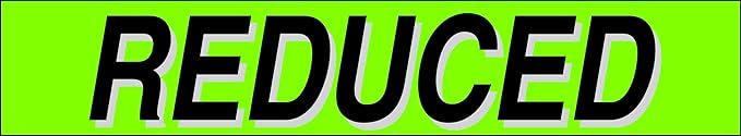 Ez-line Vinyl Windshield Stickers 3 Dozen 15 Inch Chartreuse Slogan Dealership Pro Pack for Car Lots (EZ115-Pack12)
