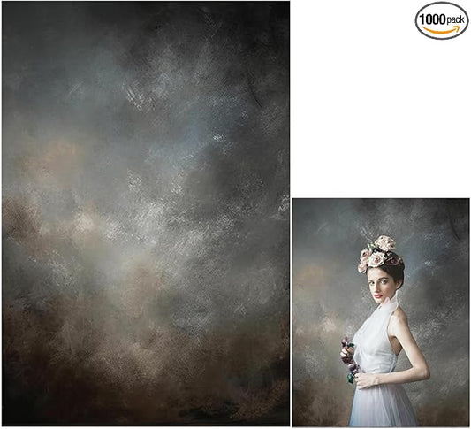 5x7ft Fabric Abstract Backdrop for Photography Vintage Portrait Old Master Background for Studio Prop