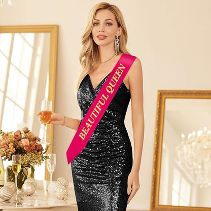 Blank Sash 16 PCS Sashes DIY Satin Sash Chair Sashes Scout Sash President Sash Senior Sash Scout Sash Wedding Party Sash
