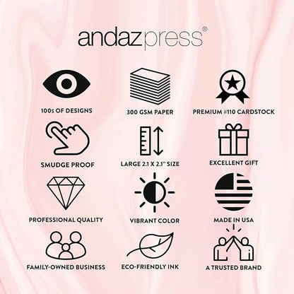 Andaz Press Fully Personalized Collection, Fancy Frame Square Gift Tags, Custom Made Any Name, Your Text Here, 24-Pack, for Presents, Gifts, Favors, Boxes, and Treat Bags