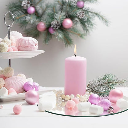 Small 6" Round Mirrors for Centerpieces, 12pcs Circle Mirror Centerpieces for Tables, Mirror Tiles for Wall Table Wedding Centerpieces Mirror Plates for Candle Decorations DIY Craft