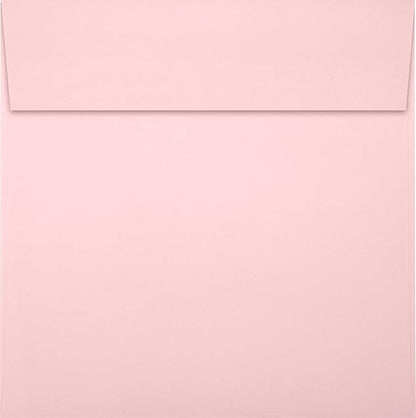 LUXPaper Square Invitation Envelopes | Peel & Press | 6 1/2" x 6 1/2" | Candy Pink | 80lb. Text | 50 Qty