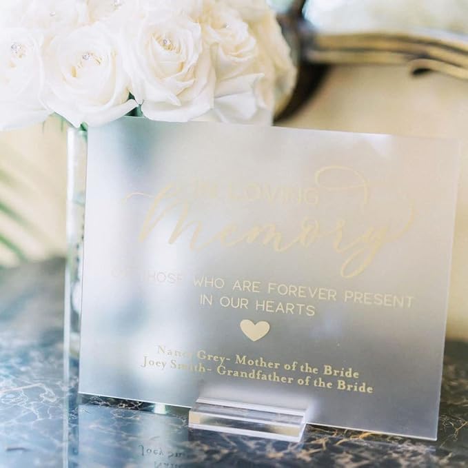 JINMURY Acrylic Sheets, 5 Pack 8x10 Inch Frosted 1/8 Inch Thick Decorative Signage, Perfect for Signage and Craft Projects