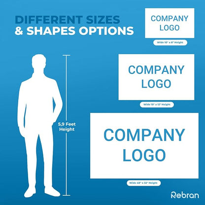 Custom Light up Mirror Signs for Business with Remote, Large Personalized Mirror Logo Led Sign for Office Storefront, Color Changing Customized Neon Sign Logo Banners for Enhanced Branding Slogan