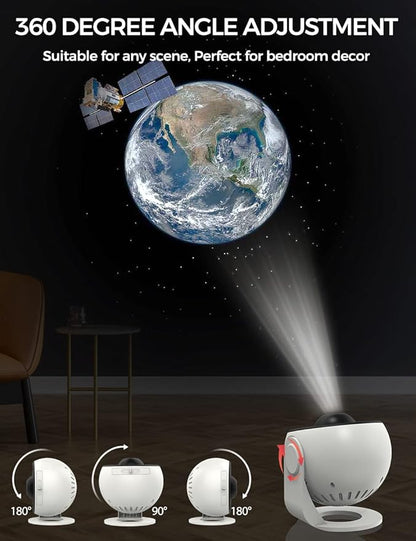 Galaxy Projector, 13 in 1 Planetarium Star Projector for Bedroom Decor, 360° Rotating Nebula Projector Lamp, Timmer Starry Night Light Sleep Projector for Kids,Ceiling,Room Decoration,Gifts