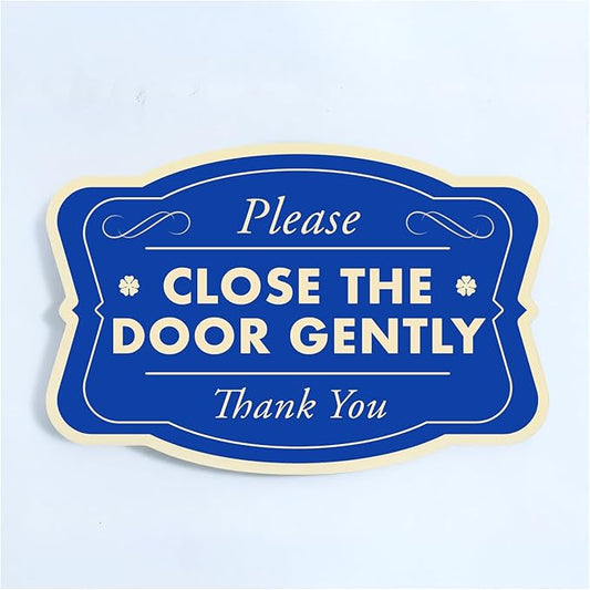 Custom Decorative Outdoor Metal Sign - Personalized Aluminum Driveway Sign, Waterproof, Made in USA - Design 3 Blue Steel 30x24 In