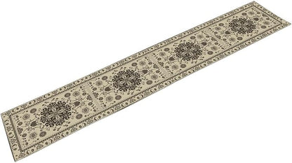 Boho Vintage Elegant Table Runner Farmhouse for Home Farmhouse Kitchen Table Dining Coffee Room Garden Party Wedding Decor 13x60in