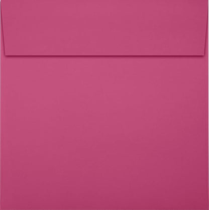 LUXPaper Square Invitation Envelopes | Peel & Press | 6 1/2" x 6 1/2" | Magenta Pink | 80lb. Text | 50 Qty