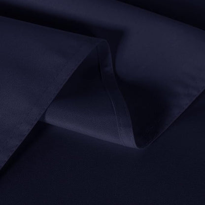 sancua 2 Pack Navy Tablecloth 54 x 54 Inch, Stain and Wrinkle Resistant Square Table Cloth - Washable Polyester Table Cover for Dining Tables, Buffet Parties and Camping