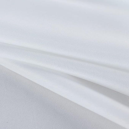 Fitable Rectangle Tablecloth Stain and Wrinkle Resistant Washable Polyester Table Cloth for Buffet Parties and Camping (54x120 inch, White)