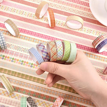 60 Rolls Cross line Theme Washi Tape Set, Writable Decorative Tapes for Scrapbooking, Bible Journaling, Bullet Journaling, 0.39"x79" per Roll