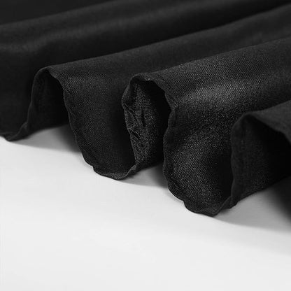 90 inch Round Tablecloth Washable Polyester Table Cloth Decorative Table Cover for Wedding Party Dining Banquet（90 inch,Black）
