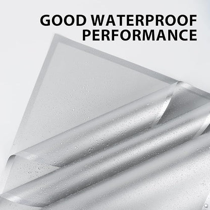 NESCCI 20 Sheet Flower Wrapping Paper - Waterproof Floral Bouquet Wrapping Paper, Florist Supplies Packaging Paper for Wedding Birthday Gift DIY (Translucent Silver)