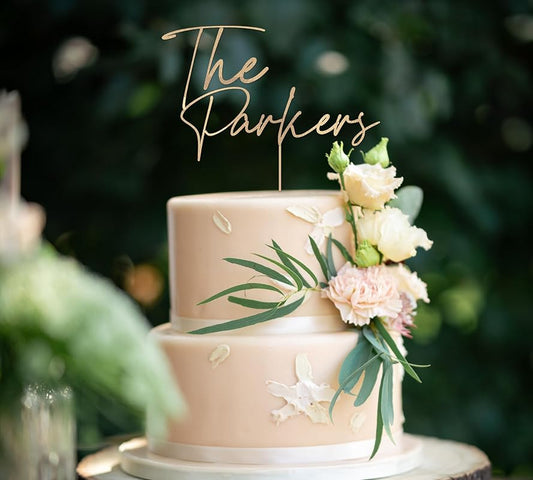 Wedding Cake Toppers, Wedding Cake Toppers Bride and Groom, Custom Cake Topper, Customize Your Own Anniversary Mr and Mrs Cake Topper
