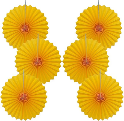 Morange Party Decorations,,Halloween Decor Events Accessories，Orange Birthday Decorations,Sunset Party Decorations,Party Fans 30 Color DIY Set (Morange)