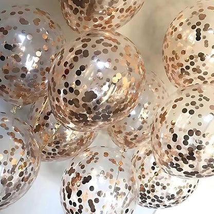 Black Round Foil Confetti Beautiful Metallic Table Confetti Glitter for Fill Balloons, Wedding,Birthday, Party,Festival Decoration(8000PCS)
