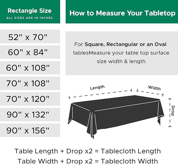 Biscaynebay Textured Fabric Christmas Rectangle Table Cloth 90x132 Inch, Red Water Resistant Tablecloths for Dining, Kitchen, Wedding and Parties, Machine Washable