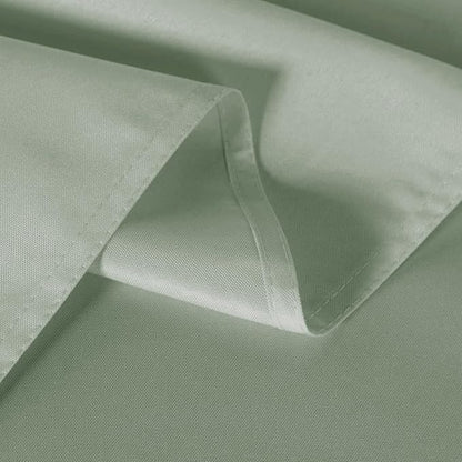 sancua 2 Pack Sage Green Tablecloth 60 x 102 Inch, Rectangle Table Cloth for 6 Feet Tables - Stain and Wrinkle Resistant Washable Polyester Table Cover for Dining Tables, Buffet Parties and Camping