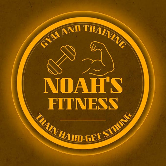 Custom Gym LED Sign – Personalized Color Changing Acrylic Wall Decor for Home Gym, Workout Room, or Man Cave (Gym, 12 INCHES)