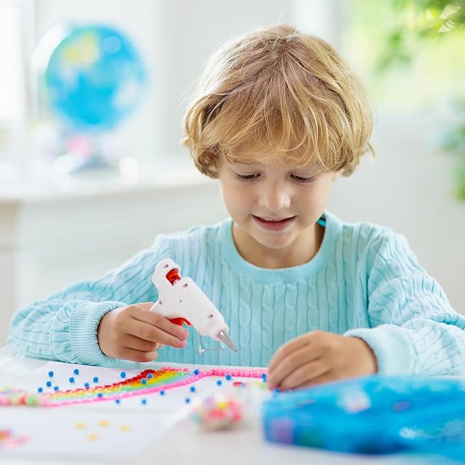 uxcell 20pcs Hot Glue Sticks for Glue Gun 11mm/0.43-inch x 8-inch Mini Hot Melt Adhesive Glue Stick Glitter Yellow