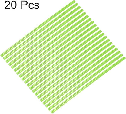 uxcell 20pcs Hot Glue Sticks for Glue Gun 7mm/0.28-inch x 10-inch Mini Hot Melt Adhesive Glue Stick Light Green