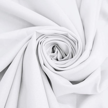 Efavormart Round Tablecloth, 132 Inch Stain & Wrinkle Resistant Washable Table Cloth, Decorative Polyester Fabric Table Cover for Banquet, Wedding, Dining- White