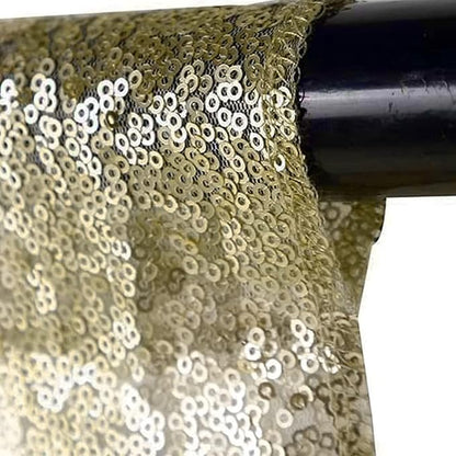 JYFLZQ Champagne Sequin Backdrop Curtains 10ft x 10ft 1 Panel Glitter Photo Booth Backdrops Sparkly Photography Background Drapes for Parties Wedding Bridal Showers