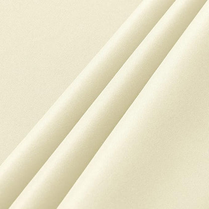 sancua 2 Pack Beige Tablecloth 54 x 78 Inch, Rectangle 4 Feet Table Cloth - Stain and Wrinkle Resistant Washable Polyester Table Cover for Dining Tables, Buffet Parties and Camping
