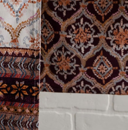 Maison d' Hermine Table Runner 100% Cotton Double Layer Table Runners 108 inches Long for Thanksgiving Christmas Decorations Home Kitchen Dining Party Wedding (Fair Isle, 14.5" x 108")