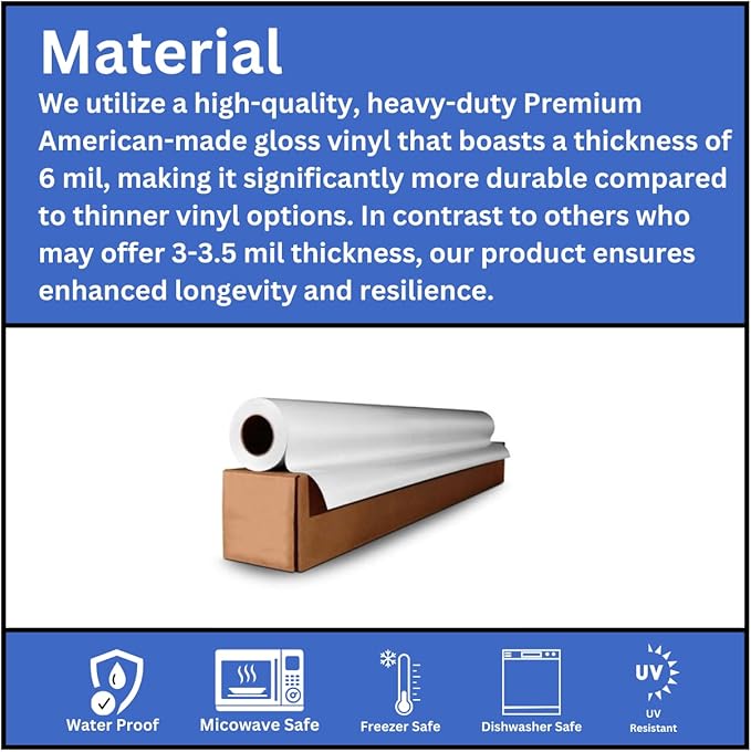 110 Custom Personalized Stickers Labels Cut to Graphic Waterproof Vinyl Made USA, Any Text, Image, Logo 3 in.