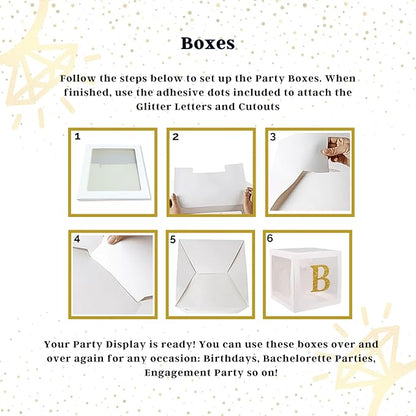 248 Pc Premium Engagement Party Decorations, Gold and White Bridal Decorations, He Asked She Said Yes Banner, Engaged Letter Balloons, Future Mrs and Mr Balloons & Sashes Ring Balloon, Boxes & more