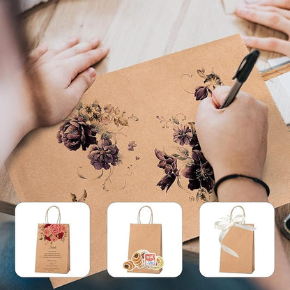 METRONIC Kraft Paper Gift Bags with Handles 10x5x13 Inch 9000 Pack | Christmas, Birthday Party Favors, Retail Shopping, Small Business Bulk | Brown Gift Wrap Bag