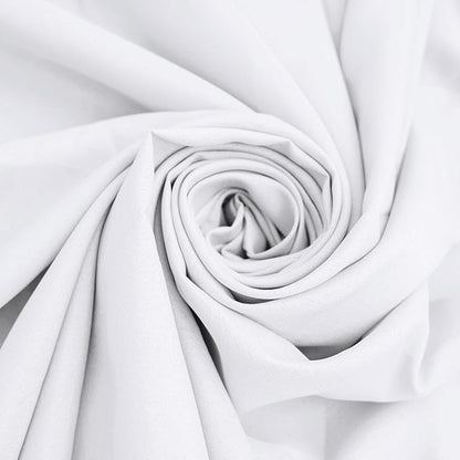 Efavormart Round Tablecloth, 108 Inch Stain & Wrinkle Resistant Washable Table Cloth, Decorative Polyester Fabric Table Cover for Banquet, Wedding, Dining- White