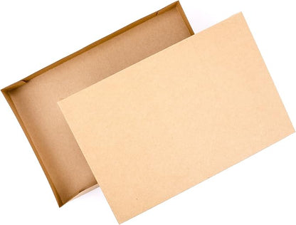 Hallmark Medium Gift Boxes with Lids (5 Shirt Boxes, Kraft) for Birthdays, Graduations, Christmas, Weddings, Bridal Showers