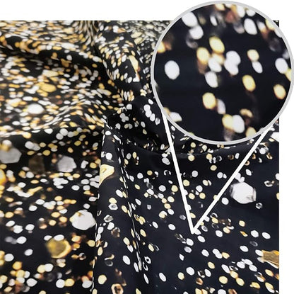 WOLADA Black and Gold Backdrop Golden Glitter Backdrop for Photography Wedding Birthday Baby Shower Party Photo Studio 7x5FT 11176