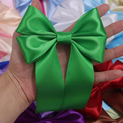 Green Solid Satin Ribbon 1-1/2 Inch 25 Yards Solid Polyester Fabric Ribbon for Gift Wrapping Wedding Christmas Baby Shower Birthday Party Decoration Handmade Immortal Flower Craft