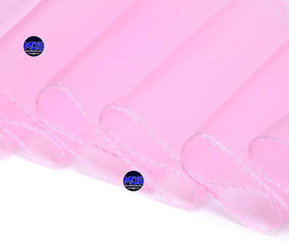 MDS Pack of 300 PCS Organza Chair Sashes Wider Dining Chair Bows Ribbon Tie Back for Wedding Party Birthday Bridal Shower Reception Event Banquet Home Chair Cover Decoration - Pink