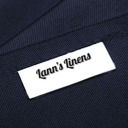 Lann's Linens - 10 Premium 90" x 156" Tablecloths for Wedding/Banquet/Restaurant - Rectangular Polyester Fabric Table Cloths - Navy Blue